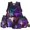 Galaxy Wolf Cosmic Nebula, variant on Yspwyqan Galaxy Wolf Backpack Set 4Pcs with Lunch Box Pencil Case Water Bottle, Cosmic Nebula Lightweight Boys Backpack Set for Elementary Middle School Hiking