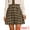 Brown, variant on DARING DIVA Women's Plaid Tartan A-Line Buffalo Pleated Skirts L Black White
