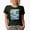Military Green, variant on Retro Stay Wild, Ocean Child with Palm Trees & Waves, Summer Gift, Navy Blue T-Shirt, Large