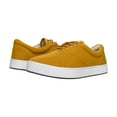 thumbnail image 3 of MaCae Unisex Wool Lace Up Fashion Shoe With Unique Sole, Wool Shoes, Casual Work Shoes, Travel Shoes, Low Top Sneakers - Mustard Yellow/Toucans, 5M/7W, 3 of 7