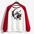 thumbnail image 3 of HOOJT Halloween Sweatshirts for Women Oversized Loose Long Sleeve Shirts Fall Round-Neck Blouses Cute Funny Printed Sweaters Crewneck Pullover Top Halloween Costumes, 3 of 8