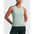 thumbnail image 2 of CRZ YOGA Seamless Womens Breathable Workout Tank Tops Racerback Sleeveless Running Athletic Shirts, 2 of 5