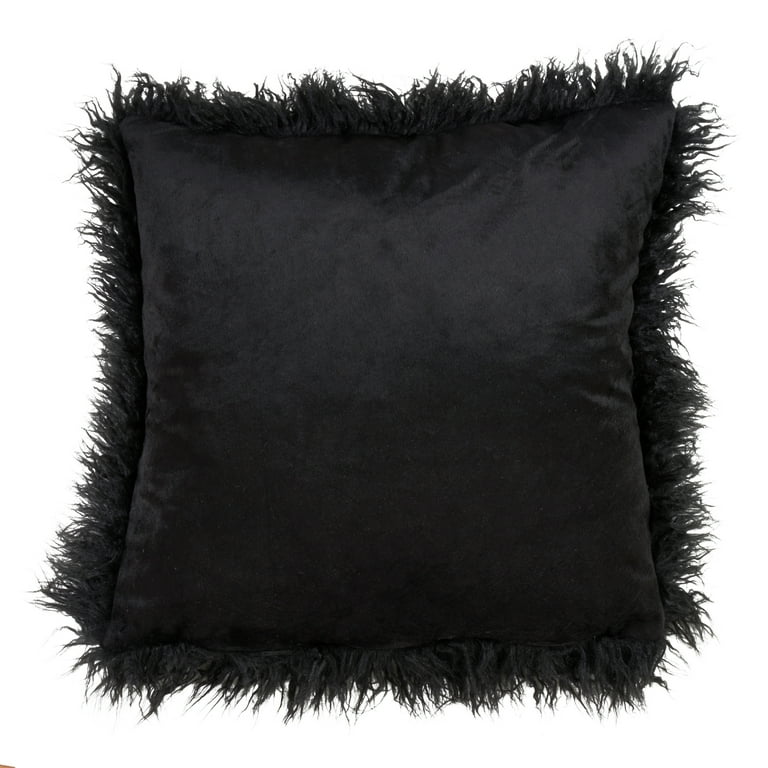 Black 2024 mongolian pillow