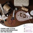 thumbnail image 2 of Clear Quilting Rulers Set with Metric Measurements, , Sewing and Fabric Rulers for , , Beginners, Designers, 2 of 6