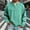 Green, variant on Jerdar Men's Denim Shirt Stand Collar Henley Button Vintage Washed Faded Distressed Solid Color Long Sleeve Casual Spring Fall Retro Top Henley Long Sleeve Shirts for Men