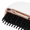 thumbnail image 3 of BIMZUC Cordless Hair Straightener Brush, Fast Heating Rechargeable Hot Brush Mini Portable Flat Iron Curler for All Hair Type, White, 3 of 5