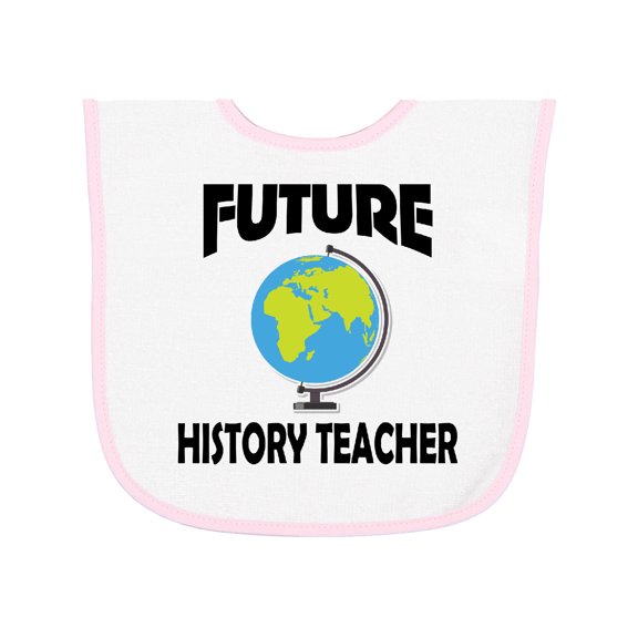 Inktastic Future History Teacher Baby Terry Cloth Bib
