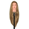 thumbnail image 3 of Bellrino 28" Cosmetology Mannequin Manikin Training Head with Synthetic Fiber - Rita, 3 of 5