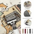 thumbnail image 5 of Round Area Rugs 6Ft, Beige Cute Cat Non-Slip Washable Circle Rugs Carpet, Cartoon Funny Heater Cats Indoor Outdoor Rug Floor Mats Throw Runner for Bedroom Living Room Bathroom, 5 of 8