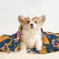 thumbnail image 4 of Disketp Burning Rugby Balls Dog Blanket/Bed Cover for Dogs and Cats,Puppy Essentials-Small, 4 of 8