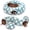 Blue, variant on Dachshund Tunnel Bed, Plush Burrow Cave for Small Dogs Cats, Foldable Dog Tunnel with Non Slip Base, Washable Zipper Design, for Puppies Kittens,Green