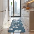 thumbnail image 4 of Poodle Dog and Footprint Kitchen Rug Mat,Kitchen Runner Rugs Non Skid Washable,Decorative Kitchen Floor Mats for Kitchen,Sink,Laundry,17"x47.2", 4 of 7