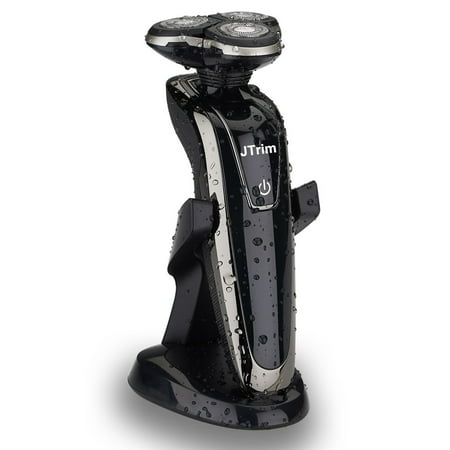 - Electric Shaver For Men By JTrim 3DFLEX Wet dry System Cordless Rotary Shavers Electric Razor With Sideburns Nose Hair Trimmer