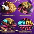 thumbnail image 4 of Neon Effect New Year Banner Colorful Fireworks 2026 Celebration Display City Night View Shiny Stars Happy NYE Backdrop for New Year Party NYE Celebration 2026 Event, 4 of 9