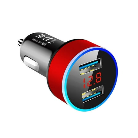Chargeur de voiture double USB 3.1A avec affichage à LED Chargeurs
