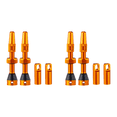 thumbnail image 1 of 1 Par Válvula Presta para Bicicleta Carretera CNC Aluminio 44mm Neumático Sin Cámara () Naranja, 1 of 4