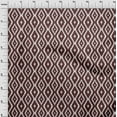 thumbnail image 4 of oneOone Viscose Chiffon Brown Fabric Asian Ikat Sewing Craft Projects Fabric Prints By Yard 42 Inch Wide, 4 of 4