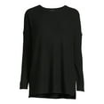 thumbnail image 3 of Time and Tru Women's Ribbed Tunic Top, Sizes S-XXXL, 3 of 6