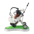 thumbnail image 1 of Mini portalápices de golf, decoración de escritorio, estantería para organizador de golfistas con mini Marrón, 1 of 8