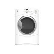GE GFDN110ELWW - Dryer - width: 27 in - depth: 31.1 in - height: 41.5 in - front loading - white