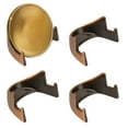 thumbnail image 1 of Coin Display Stands, 4Pcs Mini Coin Easel Presentation Holder for Silver Dollar Collectors Collection Supplies, Red Copper, 1 of 6