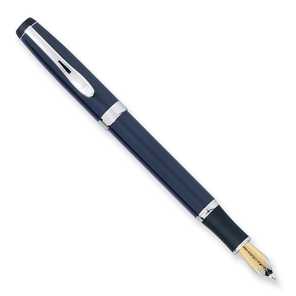Charles Hubert Dark Blue Finish with Silver-tone Accents Fountain Pen QGL3242