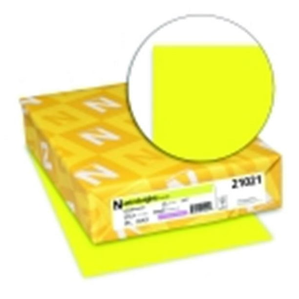 Astrobrights 8,5 x 11 Po Papier Sans Acide Premium Carte Stock - Lift-Off Citron&44; Pack 250