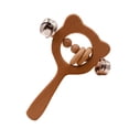thumbnail image 2 of Xihbxyly Sonajero de Madera con Forma de Oso, Mordedor de Madera Apto para Uso Alimentario, Seguro para Bebés, Sin Bpa, Cuentas Suaves, Ideal para Bebés de 4 a 12 Meses, Diseños de Dibujos Animados M, 2 of 7