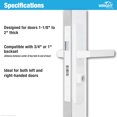 thumbnail image 4 of Cierre con cerrojo para pantalla y Storm Doors Wright Serenade, 4 of 6