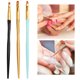 thumbnail image 3 of 3 piezas Nail Art Liner Dotting Herramientas Pintura Punta Redonda Dibujo Pluma Nail Art Tool 1#, 3 of 11