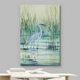 thumbnail image 3 of wall26 Canvas Print Wall Art Watercolor Pastel Swamp Crane Bird Nature Wilderness Illustrations Modern Art Decorative Multicolor Zen Rustic Relax/Calm for Living Room, Bedroom, Office - 32"x48&q, 3 of 5