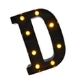 thumbnail image 4 of Letras de marquesina LED iluminadas, letras del alfabeto iluminadas en negro para decoración del hogar, compromiso, noche, pared al aire libre 626 x 858 x 157 pulgadas, 4 of 8
