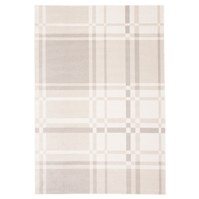 Tapis en Polyester Aqua Roma Taupe 5 Pieds0 Pouces x 7 Pieds0 Pouces