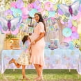 thumbnail image 3 of XJLANTTE 196 Pcs Butterfly Party Decorations - Including Plates, Tablecloth, Balloons, Banner, Stickers, Cups, Wing Set for Birthday Decorations, Fairy Supplies JY-10, 3 of 7