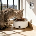 thumbnail image 4 of Bol Fontaine pour Animaux, Distributeur d'Eau Chauffant 2 en 1 Sécheur d'Aliments avec Bol en Acier Inoxydable Contrôle de Température Réglable Circulation Silencieuse, pour Chats Chiens Alimentation Quotidienne Intérieure d'Hiver, 4 of 6