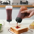 thumbnail image 2 of Dvumao Kitchen Accessories, Condiment Squeezing Bottles 11 Ounces With Flip Top Hot Condiment Bottles Squeezing For Condiments Oil Icing Liquids, Mom Gifts, 2 of 6