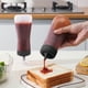thumbnail image 1 of Botellas Exprimibles Para Condimentos Con Tapa Abatible, a Prueba De Fugas, Para Salsas, Aceites Y Glaseados, Para Uso En La Cocina, Color Negro, 1 of 9