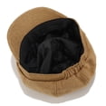 thumbnail image 4 of Tweang beret hat beret hats for women Flat-topped beret french beret hats for women caps for women Artist Hat hats for women ClassicBeret Hats flat caps Soft, round-crowned cap Khaki One Size, 4 of 4