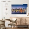 thumbnail image 5 of Elephant Stock Cincinnati City Skyline Wall Art - Horizontal Canvas Wall Art - Living Room Wall Decor - Places Canvas - Gray And Blue Decor - 12" x 8", 5 of 8