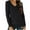 Black, variant on Odbmxy T-Shirt Women Cotton Long Sleeve Plus Size Tops Women Layering Casual Basic Daily Plain Loose Tops,Black L