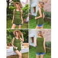 thumbnail image 5 of EKOUAER Nursing Tank Tops for Breastfeeding Maternity Tops Double Layer Sleeveless Pregnancy Shirt, 5 of 6