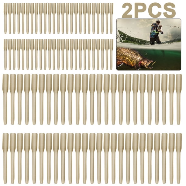 100 Uds 30mm Punta Goma Funda Tubo Carpa Accesorio Aparejos Terminales Pesca