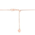 thumbnail image 3 of 14K 22in Rose Gold Polished Adjustable Box Chain with Lobster Clasp, 3 of 4