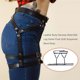 thumbnail image 5 of Sonducket Arnés para el cuerpo Cuero de PU Moda Sexy Pierna Bondage Party Cool Jean Shorts Muslo Medias Cinturón Decoración Suministros Niñas Disfraces de disfraces, 5 of 6