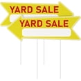 thumbnail image 1 of CNKOO Lot de 6 Flèches de Vente au Yard Panneau de Cour Double Face avec Piquets 17 X 6 Pouces Flèche en Plastique Panneaux Rouges Panneaux de Vente au Yard Résistants aux Intempéries, 1 of 7