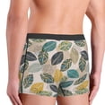 thumbnail image 4 of Bingfone Vintage Leaves Men's Underwear - Casual Stretch Boxer Briefs-Small, 4 of 7
