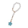 thumbnail image 5 of Unique Bargains 1 Pc Imitation Pearl Flower Cup Chain Water Cup Pendant Blue Alloy Imitation Pearl, 5 of 5