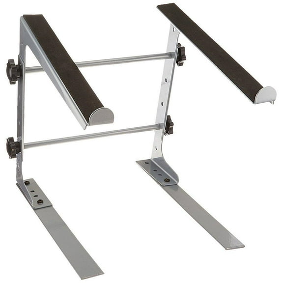 mr. dj lts-109si dj laptop stand for musical instruments reading (silver)