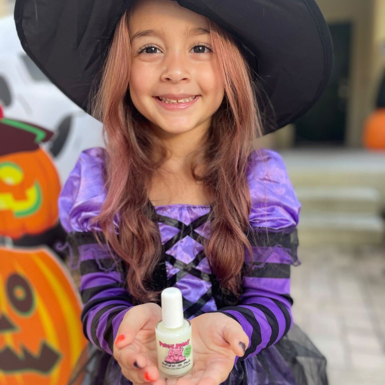 Piggy Paint Ghouls Wanna Have Fun Gift Set, 3 Halloween Nail Polishes for Kids, Non-toxic