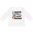 thumbnail image 3 of Inktastic I Watch Football with My Pawpaw Boys Long Sleeve Toddler T-Shirt, 3 of 5